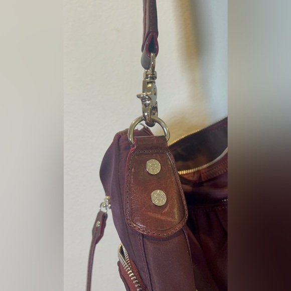 MZ Wallace Paige shoulder bag burgundy/wine color - Picture 6 of 10